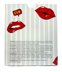 Kimberly's Kiss Me middle notes jasmine and ylang-ylang offer a lush, romantic heart.