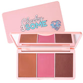 Kimchi Chic Cheeky 3Some blush trio compact mirror for on-the-go touch-ups.