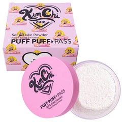 KimChiChic Puff Puff Pass Set and Bake powder compact for flawless setting and portability
