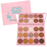 Kimchi Chic The Happy Palette I Am Feeling Sweet front view showing compact, travel-friendly design.