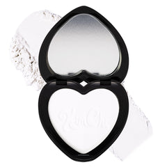 KimChiChic Almost Catfished powder compact closeup for a smooth, airbrushed finish.