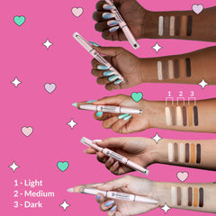 KimChiChic Eff*n Sculpt medium shade for natural dimension on medium skin tones.