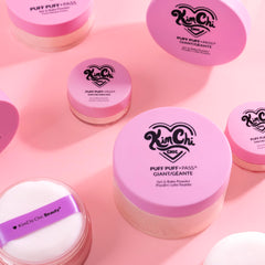 Rice powder and vitamin E blend detail for a naturally smooth, shine-free finish