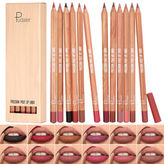 KIMIEYE 12-colors lip liner set in matte finish for versatile looks
