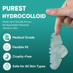 Kindshine nose pore patches absorbing impurities during sleep for clearer pores.