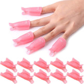 KINGMAS pink gel remover clips for quick at-home polish changes and reuse.