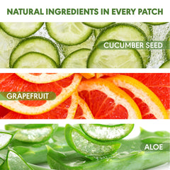 KINPUR Organic Cosmetics patches applying scene suggests comfortable wear