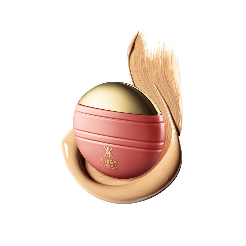 Kirby Kosmetics Konfident Glow bottle for a glass-skin finish and daily wear.