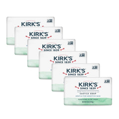 Kirk's Castile Soap Original Fresh Scent bar for gentle daily cleansing.