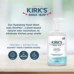 Aloe Vera formula helps keep hands hydrated.