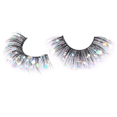 Kiromiro dramatic long lashes creating a bold cat-eye silhouette.