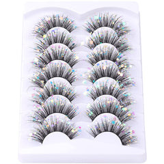 Kiromiro glow-dark glitter lashes for evening sparkle and lightweight comfort.