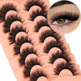 Kiromiro mink lashes 18mm cat eye for a dramatic, camera-ready look.