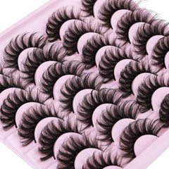 Handmade faux mink Kiromiro lashes designed for reusable wear.