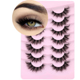 Kiromiro mink lashes wispy 3D cat-eye for a defined look and long wear.