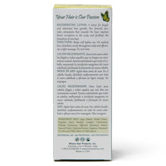 Front label of Kismera Hair Growth Lotion for easy daily scalp care.