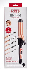 KISS 5-in-1 clip barrel 1.25 inch for medium curls