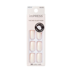 KISS ImPRESS No Glue Mani nails in varied sizes for a salon-quality manicure at home.