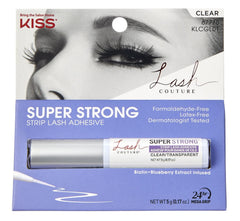 KISS Lash Couture Adhesive for strip lashes provides a strong hold for all-day wear.