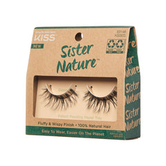 KISS Sister Nature Dawn wispy finish creates soft daytime glamour.