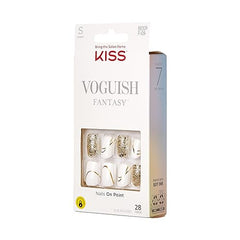KISS Voguish Fantasy nail glue 2g enables quick, secure adhesion.