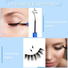 Kistep magnetic-eyeliner-precise-application: easy lash attachment with skin-friendly liner.