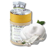 Kitao enzyme foaming face wash powder front view for daily cleansing on the go