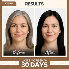 Kiwinz Professional Grey coverage in one instant visual.