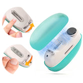 Kiwtreby electric nail clipper with wide opening for thick nails, ideal for all ages