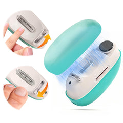 Kiwtreby electric nail clipper with wide opening for thick nails, ideal for all ages