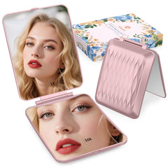 Klarh travel mirror 10x close-up for precise makeup on the go