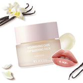 Klavuu Lip Mask Sleeping Pack on nightstand for overnight hydration.