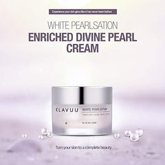 KLAVUU Pearlsation eye cream applied with fingertips for smooth, hydrated under-eye skin.