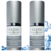 Kleem Organics Vitamin C Serum bottle with dropper for brightening skin