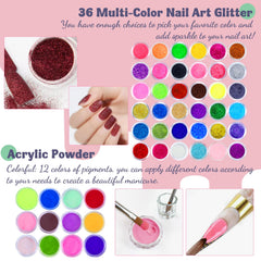 Klemon rhinestones and sequins for colorful nail decoration