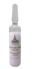 Kleravitex Mystic Goat Milk Ampoules applying to damp hair for deep conditioning