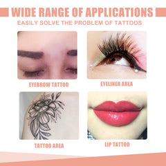 Klsychry Tattoo Removal Cream on skin demonstrates moisturizing during treatment.