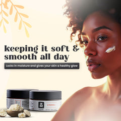 KM KAEME Eternal coconut oil blend on skin, promoting softness and gentle shine.