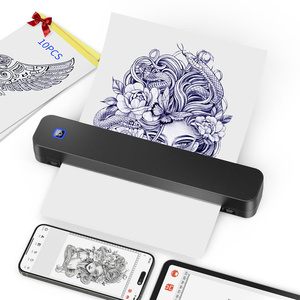 KNAON tattoo stencil printer with Bluetooth for wireless printing