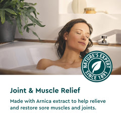 Kneipp Arnica Bath Oil close-up highlighting arnica extract for comfort after activity.