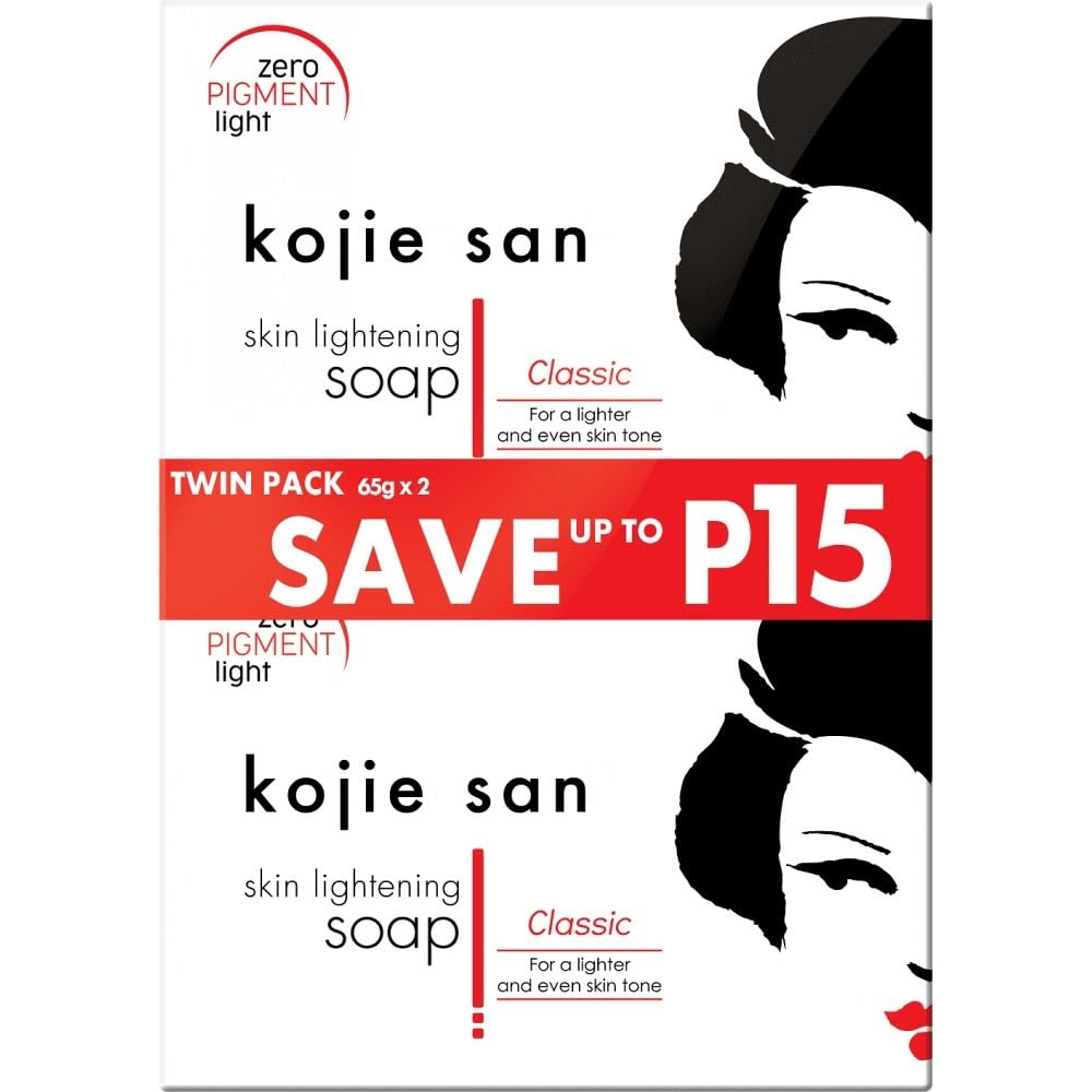 Kojie San Complete Brightening Mini Set: soap bar and tools for radiant, even-toned skin