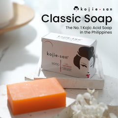 Kojie San even-tone bar closeup showing even-looking skin potential
