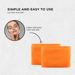 Kojie San soap foam bubbles show a refreshing cleansing moment.
