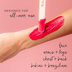 KoluaWax bikini wax routine showing efficient at-home hair removal.