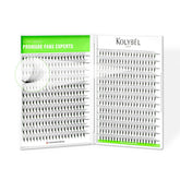 Kolybel 500 premade lash fans close-up with 14D curl for dramatic volume
