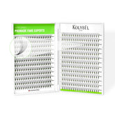 Kolybel Premade Fans close-up with 0.03 C curl for natural-looking volume