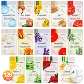 KONEUK 126-pack sheet masks gift set displayed in premium packaging for easy gifting.