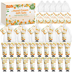 KONEUK 50-pack hand cream sets with orange scent for guest favors