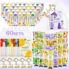 KONEUK bulk lip balm set with six scents for guest favors and hydration.