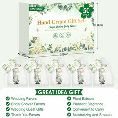 KONEUK eucalyptus packaging complements elegant wedding favors beautifully.
